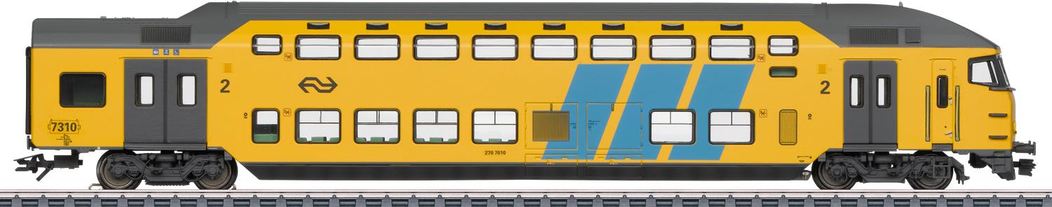 Märklin 43579 H0 Doppelstock-Steuerwagen der NS Bauart DDM2/3-Bvk, 2.Klasse (43579)