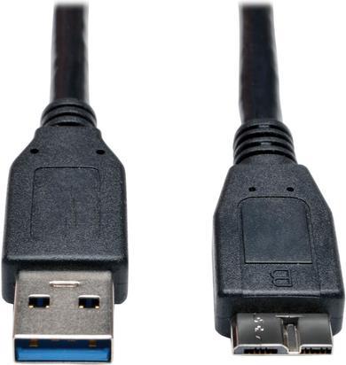 Tripp Lite U326-001-BK USB Kabel 0,3 m USB 3.2 Gen 1 (3.1 Gen 1) USB A Micro-USB B Schwarz (U326-001-BK)