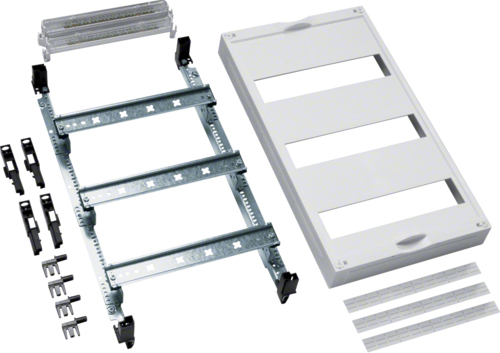 Hager UD31B4. Produktfarbe: Weiß, Anzahl enthaltener Produkte: 1 Stück(e), Kompatibilität: Hager univers N. Breite: 450 mm, Tiefe: 125 mm, Höhe: 250 mm (UD31B4)