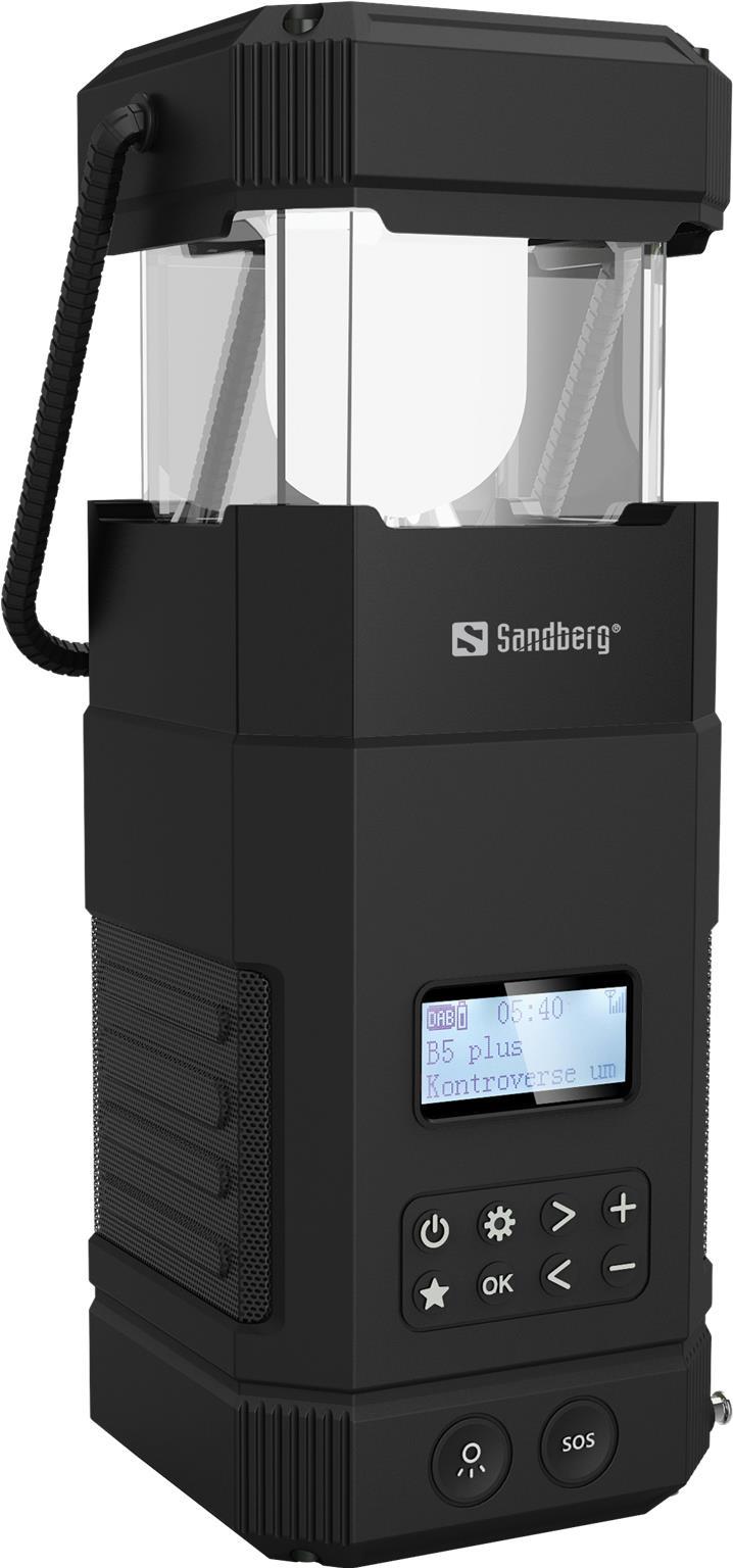 Sandberg Survivor Lantern 10000 mAh 37 Wh 2 A USB Schwarz