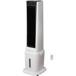 Sygonix Luftkühler 90 W (L x B x H) 300 x 325 x 1130 mm Weiß mit Fernbedienung, Oszillierend, LED-Display, Timer (SY-6906672)