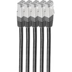 shiverpeaks BS75711-H0.5S-SET5 Netzwerkkabel Schwarz 0,5 m Cat6 S/FTP (S-STP) (BS75711-H0.5S-SET5)