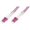 DIGITUS - Patch-Kabel - LC Multi-Mode (M) zu LC Multi-Mode (M) - 10,0m - Glasfaser - Duplex - 50/125 Mikrometer - OM4 - halogenfrei - RAL 4003 (DK-2533-10-4)
