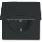 Busch-Jaeger 2064-0-0295. Buchsen-Typ: CEE 7/3, Anzahl der Pole: 2P+E. Produktfarbe: Schwarz, Internationale Schutzart (IP-Code): IP44. Eingangsspannung: 250 V, Stromstärke (maximal): 16 A. Breite: 70 mm, Höhe: 62 mm (2064-0-0295)