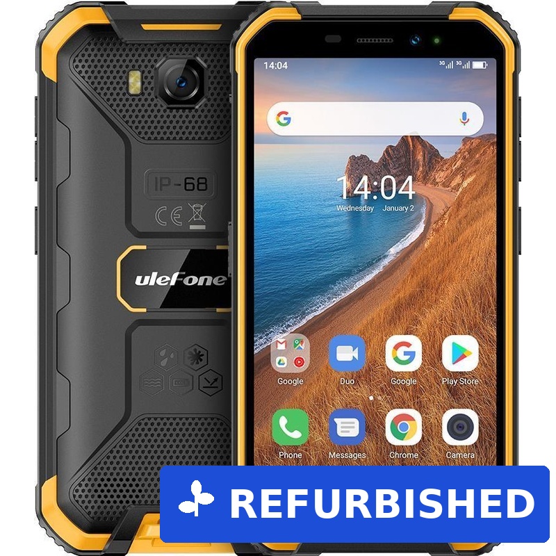 Ulefone Armor X6 12,7 cm (5 Zoll) 2 GB 16 GB Dual-SIM 3G Mikro-USB Orange Android 9.0 4000 mAh (UF-AX6/OE) (geöffnet)