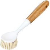 Peggy Perfect Spülbürste Panda Bamboo, weiß/natur weiße Kunstborsten, Kunststoff-Schaft, Länge: 280 mm, - 1 Stück (81222)