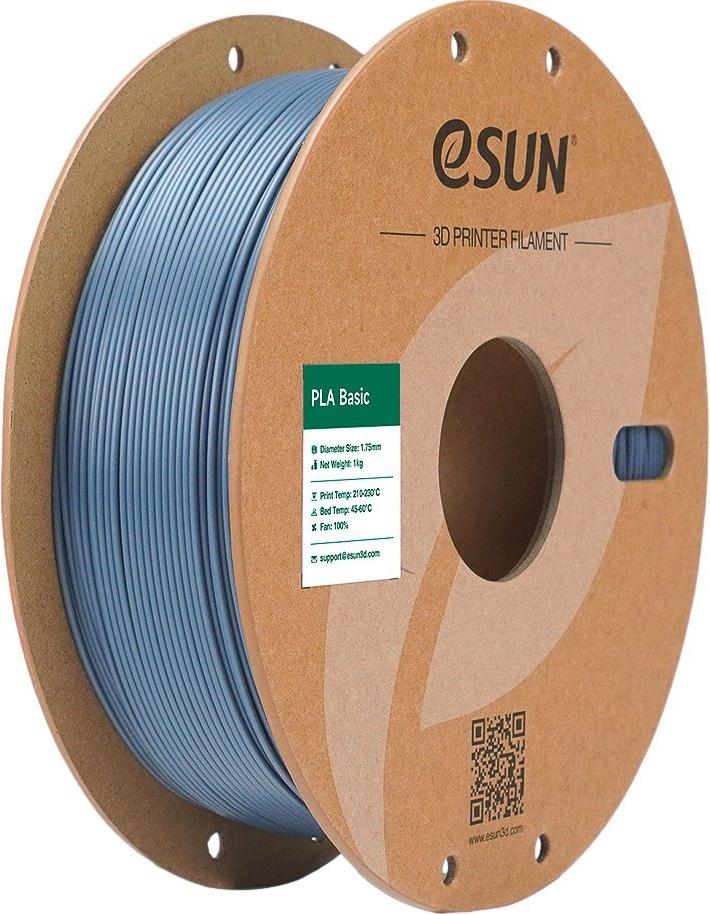 PLA BASIC 1,75mm GREY 1kg ESUN 3D FILAMENT (PLA-BASIC175H1P1)