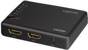LogiLink HD0036 HDMI Splitter 1x4-Port, 4K/30 Hz, HDCP, CEC, slim (HD0036)