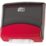 Tork 654008 Papierhandtuchspender Blattpapier-Handtuchspender Rot (654008)