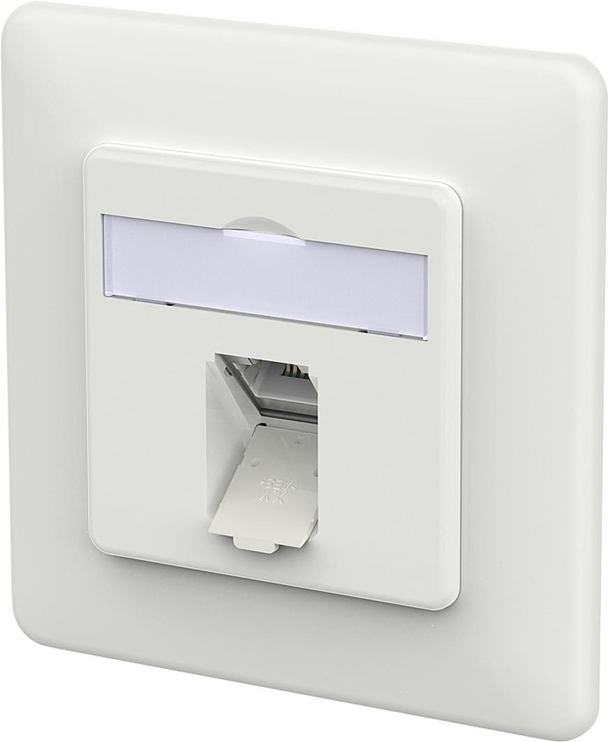 METZ CONNECT RJ45 Anschlussdose LSA++ verkehrswei 130E371027-I (130E371027-I)