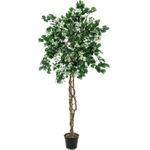 EUROPALMS Bougainvillea, Kunstpflanze, weiß, 150cm (82507085)