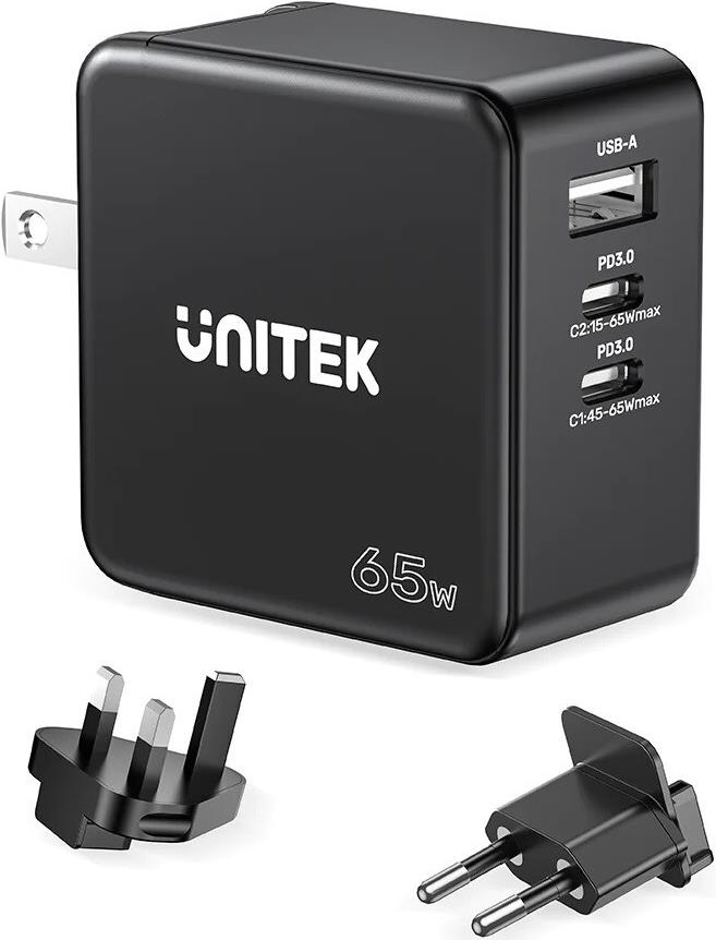 UNITEK P1117B Ladegerät für Mobilgeräte Schwarz (P1117B)