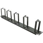 19" Rangierpanel mit 5 Metall Bügeln 1 HE Rangierfrontplatte (NRP5S)