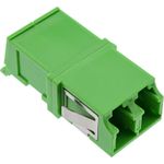 InLine LWL Kupplung Duplex LC/LC singlemode gruen mit Shutter (89989O)