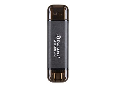 Transcend ESD310C Externe SSD 128 GB USB 10 Gbps Typ-C/A Schwarz