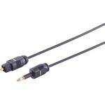 S/CONN maximum connectivity Lichtwellenleiterkabel 2,2mm, Toslink-Stecker auf 3,5mm Opti-Stecker, 3,0m (69012-3.0)