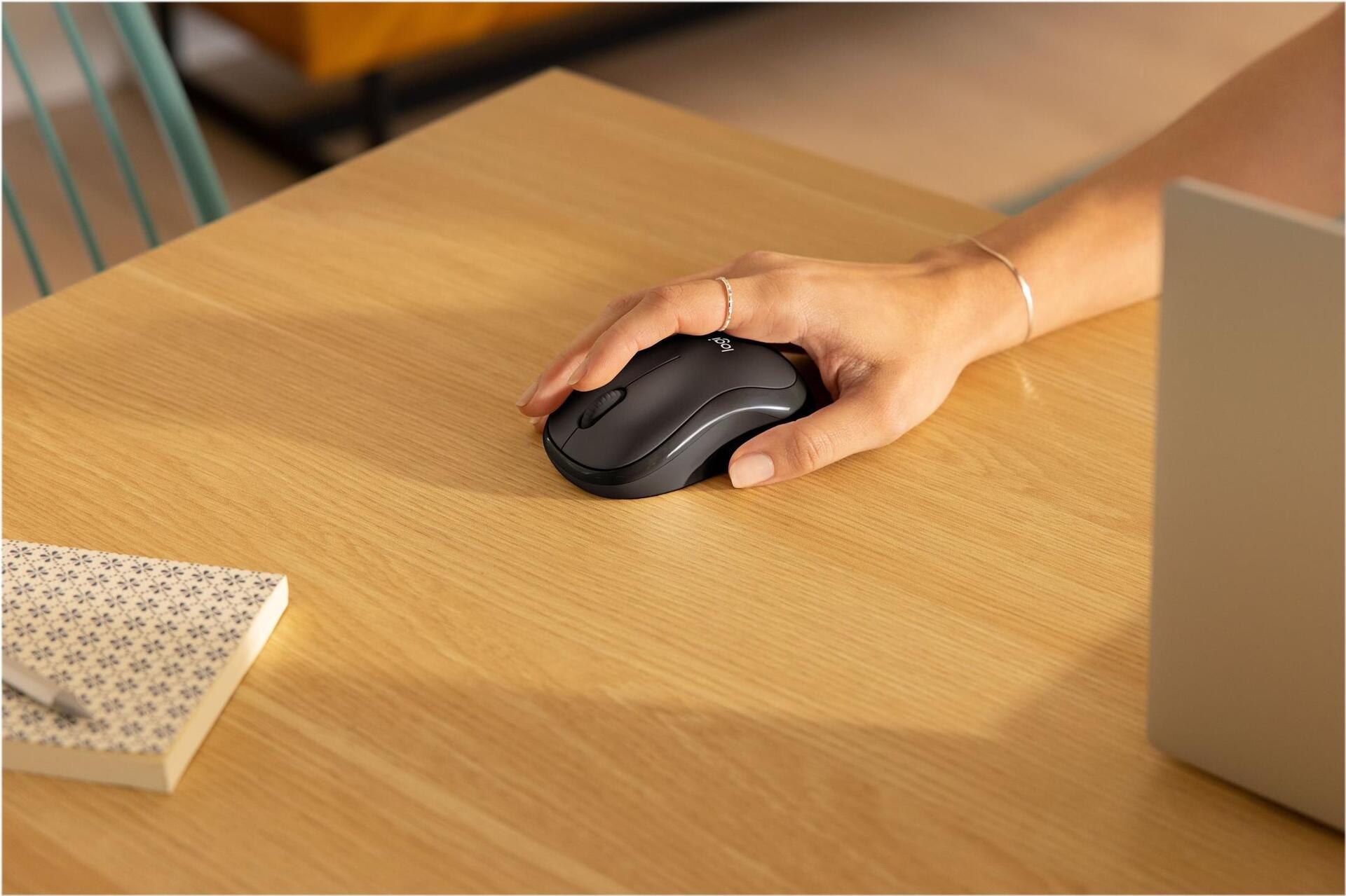Logitech M240 Silent Bluetooth-Maus Beidhändig Graphite