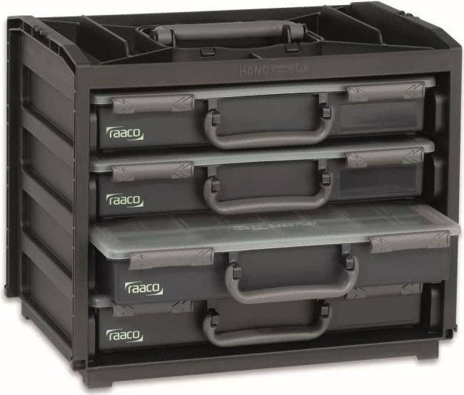 CIMCO raaco Handybox 412004 incl. 4xPSC-Kästen 310x375x265mm 412004 (412004)