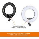 Walimex pro LED Rainbow 60W RGBW Ringleuchte (1023116)