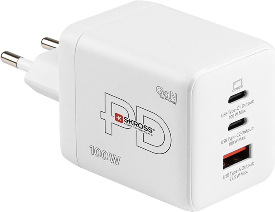 SKROSS Power Charger 100W GaN Combo EU (SKKT07100WPDEUCN)