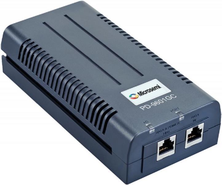 Microchip 1-Port IEEE802.3BT + Legacy Midspan, 90W, 10/100/1000 BaseT, AC Input, EU power cord (PD-9601GC/AC-EU)