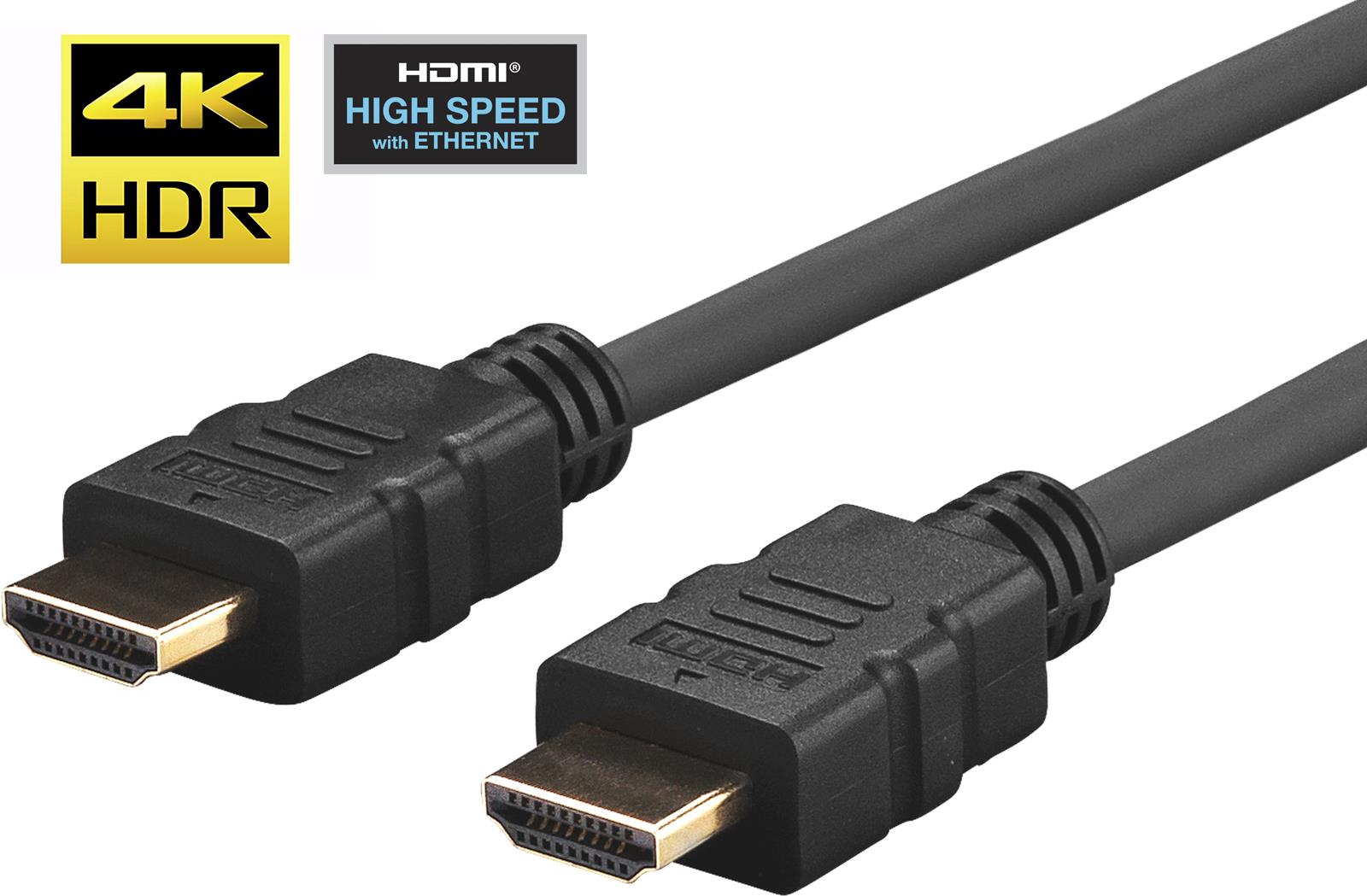 Vivolink PROHDMIHDLSZH1.5 HDMI-Kabel 1,5 m HDMI Typ A (Standard) Schwarz (PROHDMIHDLSZH1.5)