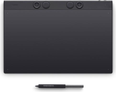 WACOM Tablet Intous Pro Large (2025) - Grafisches Stift-Display mit Multi-Touch und verstellbarem Standfuß (PTK870K0B)