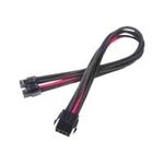 Silverstone EPS 8-Pin zu EPS/ATX 4+4-Pin Kabel, 300mm - schwarz/ (SST-PP07-EPS8BR)