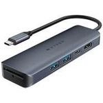 Hyper Drive EcoSmart™ Gen.2 Universal USB-C® 6-in-1 Hub w 100 W PD Power Pass-thru (HD4002GL)