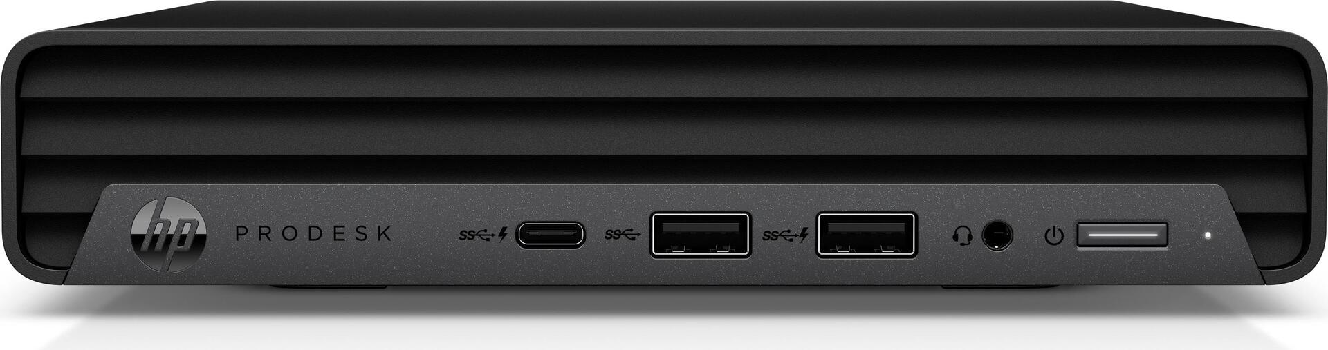 HP ProDesk 400 G6 - Mini Desktop - Core i5 10500T / 2.3 GHz - RAM 16 GB - SSD 256 GB - NVMe - UHD Graphics - GigE - WLAN: Bluetooth 5.0, 802.11a/b/g/n/ac/ax - Win 10 Pro 64-Bit - Monitor: keiner - Tastatur: Deutsch