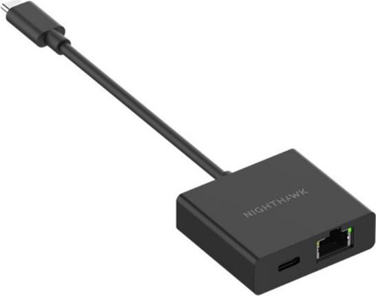 NETGEAR Nighthawk USB-C zu Gigabit Ethernet Adapter USB2ETH-10000S Schwarz