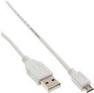 INLINE USB-Kabel USB (M) zu Micro-USB Typ B (M) (31718W)