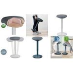 Esselte Leitz Ergo Active Stehhocker mit Komfortsitz hellgrau (65450085)