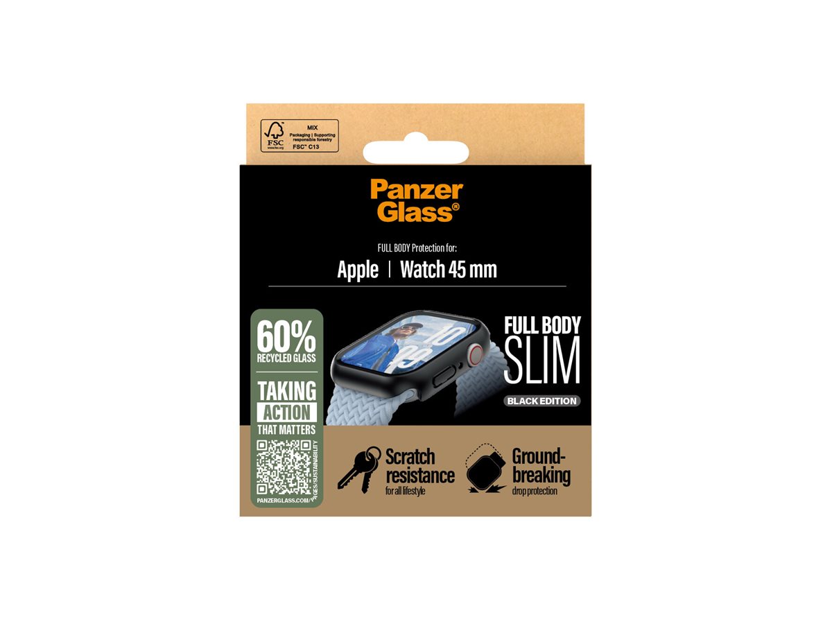 PanzerGlass Snappie Full Body Slim Schwarz Apple Watch Series 10 46mm
