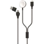 2GO 797385 USB Kabel 1,8 m USB A/USB C MagSafe 1 Grau (797385)