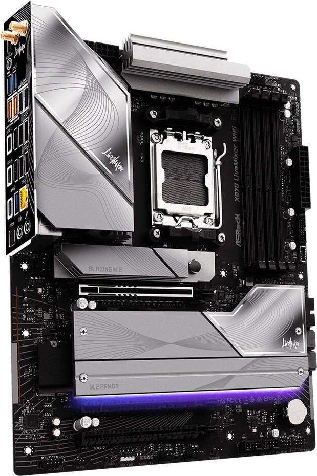 ASRock Mainboard X870 LiveMixer WiFi (90-MXBTA0-A0UAYZ)