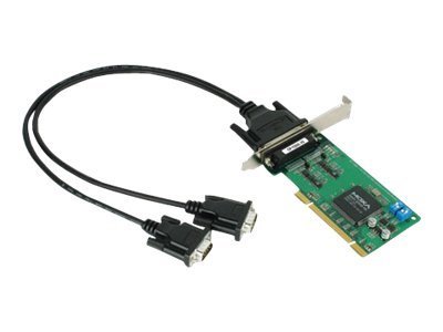 Moxa CP-132UL-DB9M Serieller Adapter PCI 2x RS-422/485 921,6 Kbps Grün