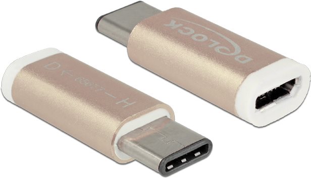 DeLOCK USB-Adapter 5-polig Micro-USB Typ B (W) (65677)