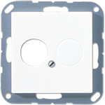 JUNG A 562 WW. Produktfarbe: Weiß, Markenkompatibilität: JUNG, Material: Duroplast (A562WW)