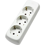 as - Schwabe 11731 Steckdosenleiste ohne Schalter Weiß (11731)