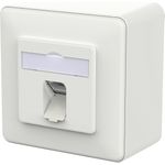 METZ CONNECT RJ45 Anschlussdose LSA++ verkehrswei 130E370027-I (130E370027-I)