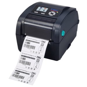 TSC TC310, 12 Punkte/mm (300dpi), Disp., RTC, TSPL-EZ, USB, RS232, BT, Ethernet, WLAN Etikettendrucker, Desktopdrucker, Thermotransfer, 12 Punkte/mm (300dpi), Medienbreite (max): 112mm, Druckbreite (max.): 106mm, Rollendurchmesser (max.): 127mm, Geschwindigkeit (max.): 102mm/Sek., USB, RS232, Bluetooth, Ethernet, WLAN (802.11a/b/g/n), SD-Slot, Emulation: TSPL-EZ, RAM: 64MB, Flash: 128MB, Tastenfeld (6 Funktionstasten), Display, Real Time Clock, inkl.: Kabel (USB), Netzteil, Netzkabel, Etikettendruck Software, Farbe: navy (99-059A002-3202)