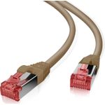 helos Patchkabel S/FTP (PIMF) CAT 6 braun 2,0m (191059)