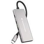CONCEPTRONIC Dock USB-C->4xUSB-C,3xUSB-A,100WPD o.N.0.25m gr (HUBBIES17G)