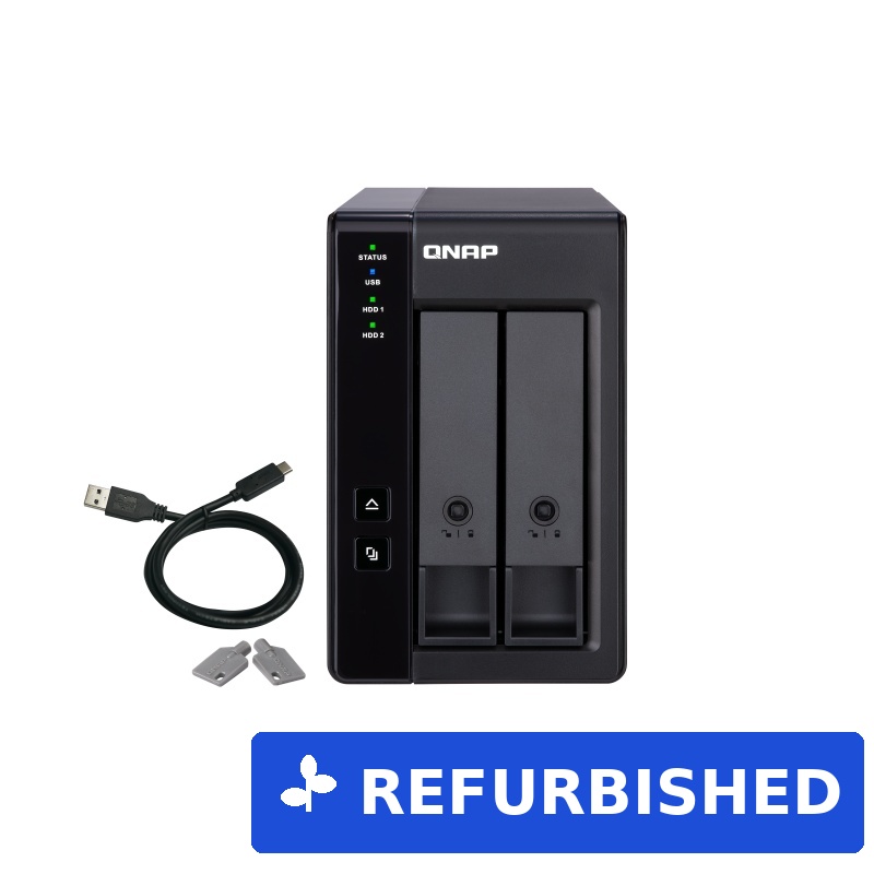 QNAP TR-002 Disk-Array Schwarz (TR-002) (B-Ware)