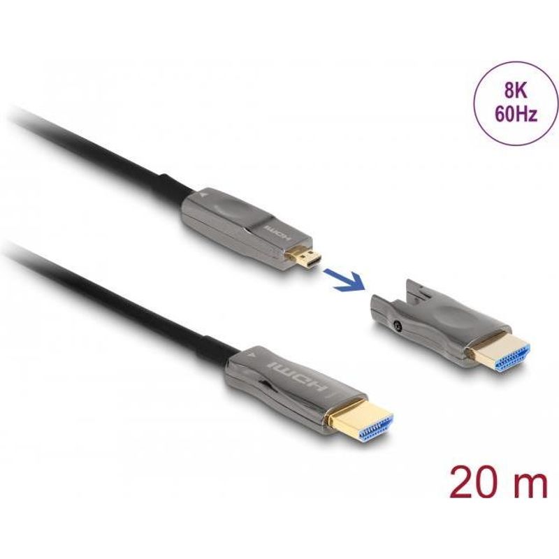 Delock High Speed HDMI-Kabel 19 pin micro HDMI Type D männlich zu 