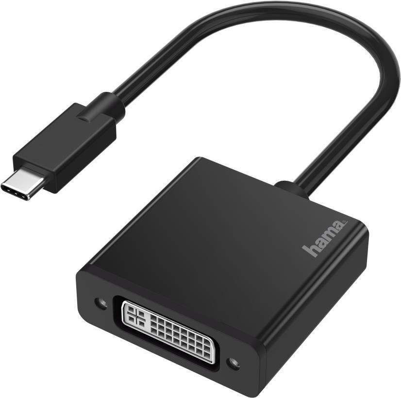 Hama Video-Adapter, USB-C-Stecker - DVI-Buchse, Ultra-HD 4K (00200316)