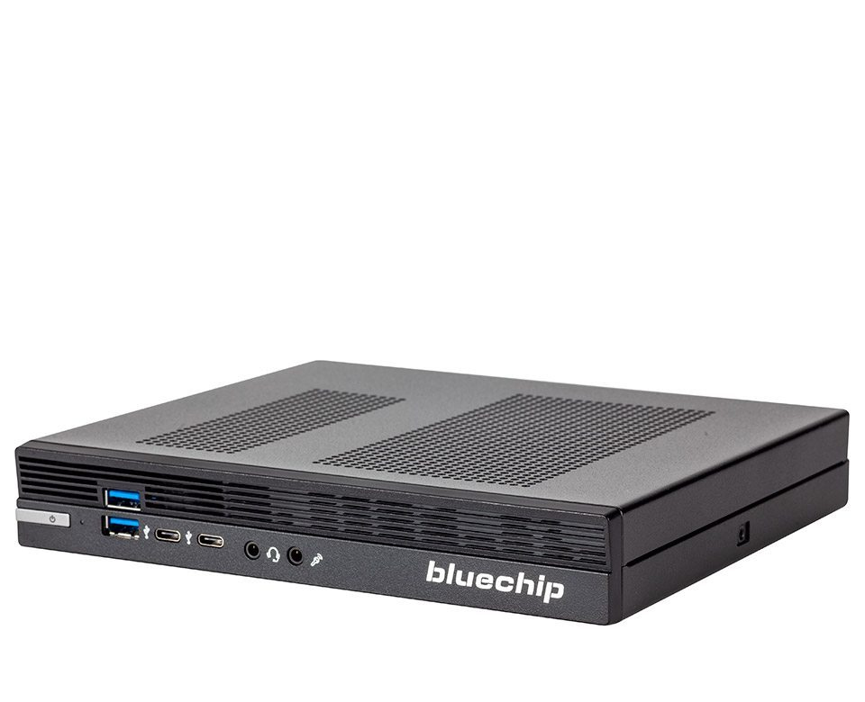bluechip BUSINESSline S3160 Mini-PC Intel Core i5-14400 8 GB RAM 500 GB SSD Windows 11 Pro Schwarz
