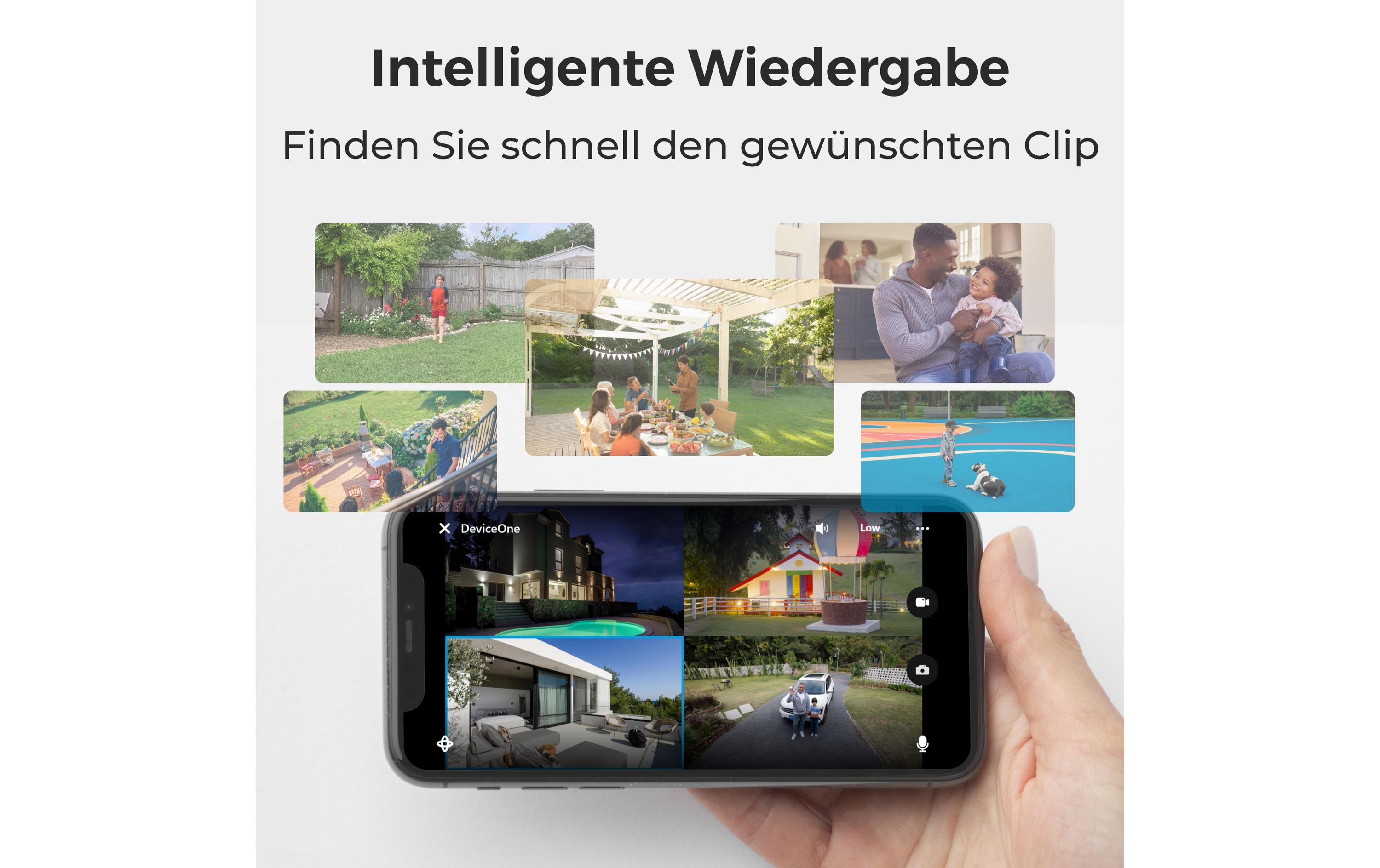 Reolink Go Series G340 4K Netzwerkkamera Weiß