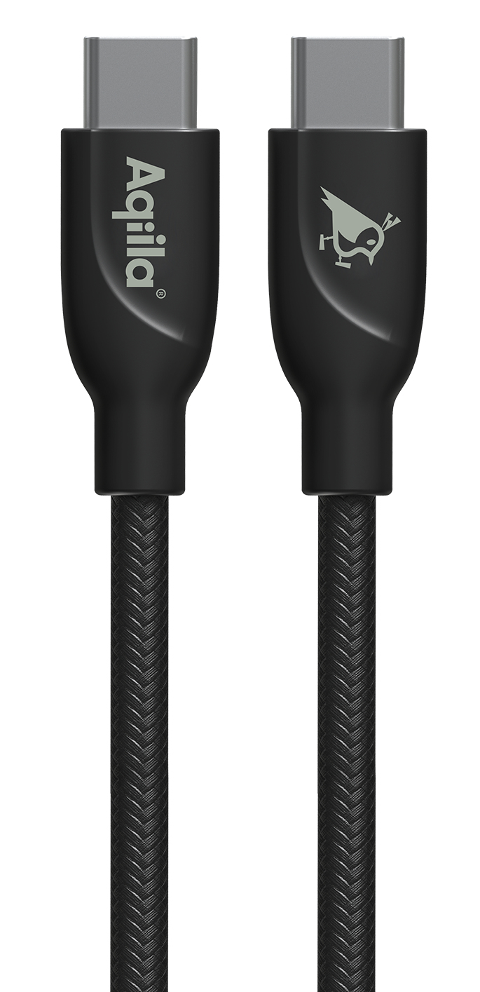 Aqiila Cablebird B2BD867 USB-C auf USB-C Kabel 1 m Schwarz